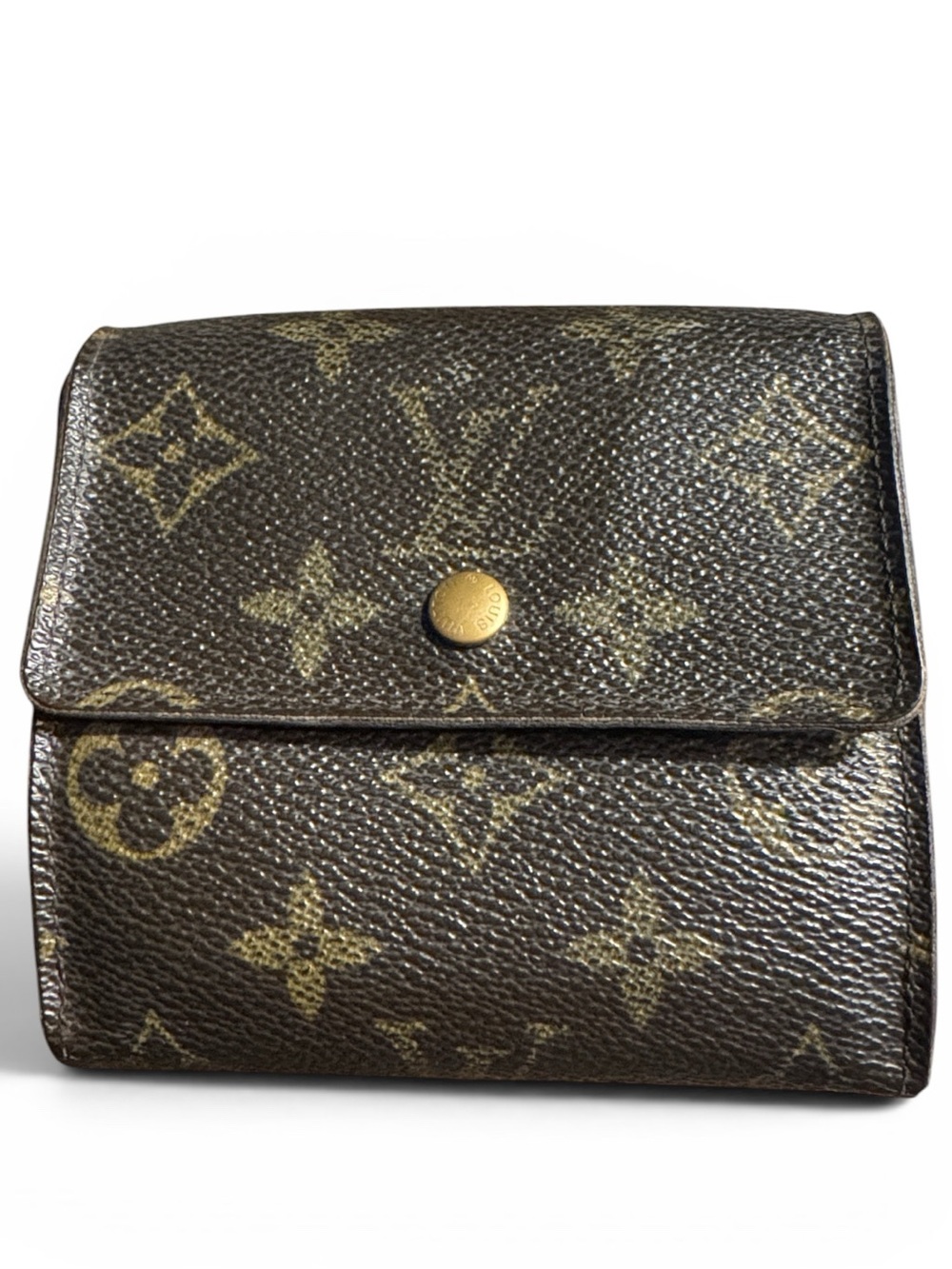 Louis Vuitton Monogram Elise Trifold Wallet SP0024 Made in France